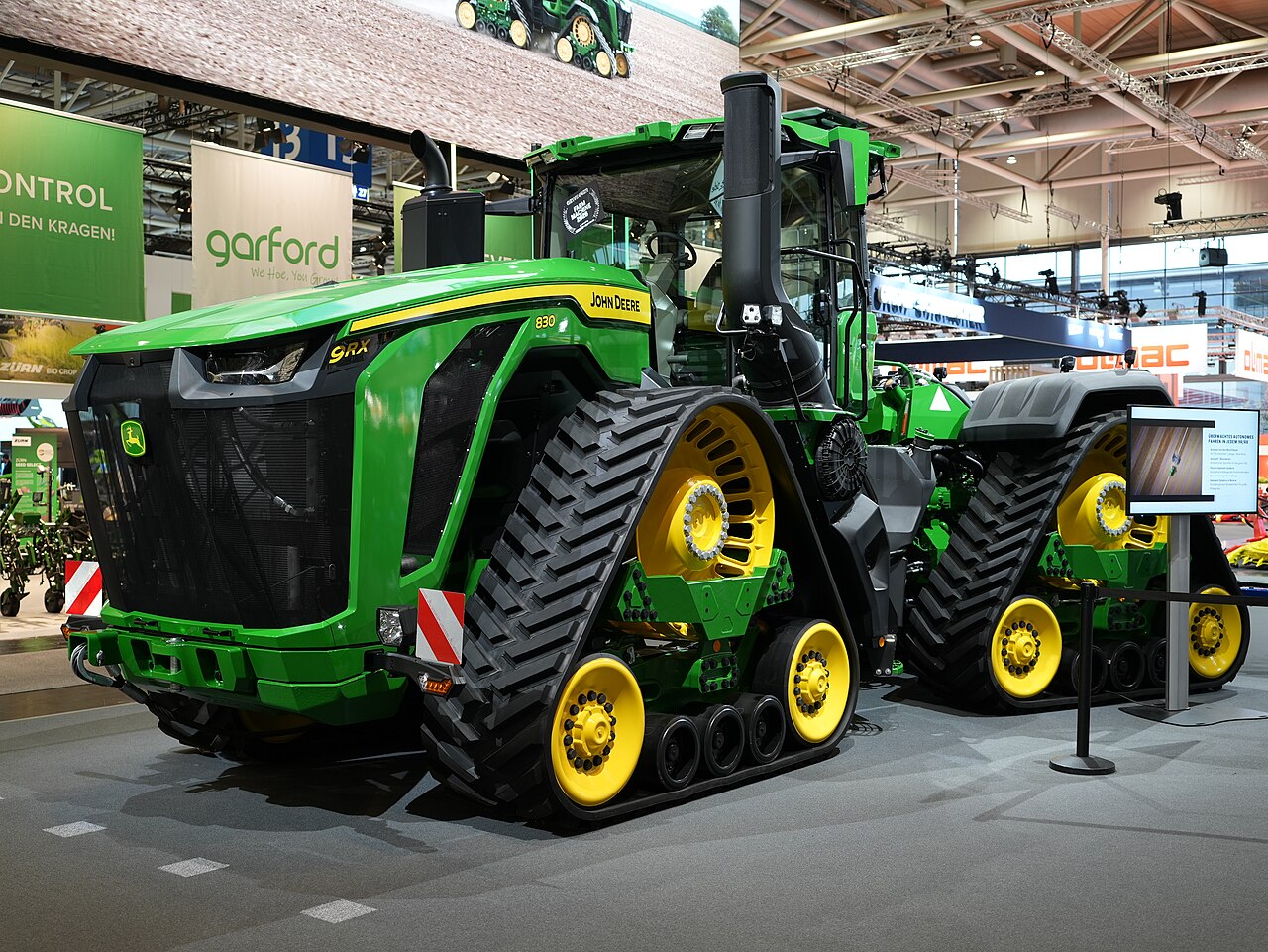 John Deere 9RX 830 platform displayed at Agritechnica 2025