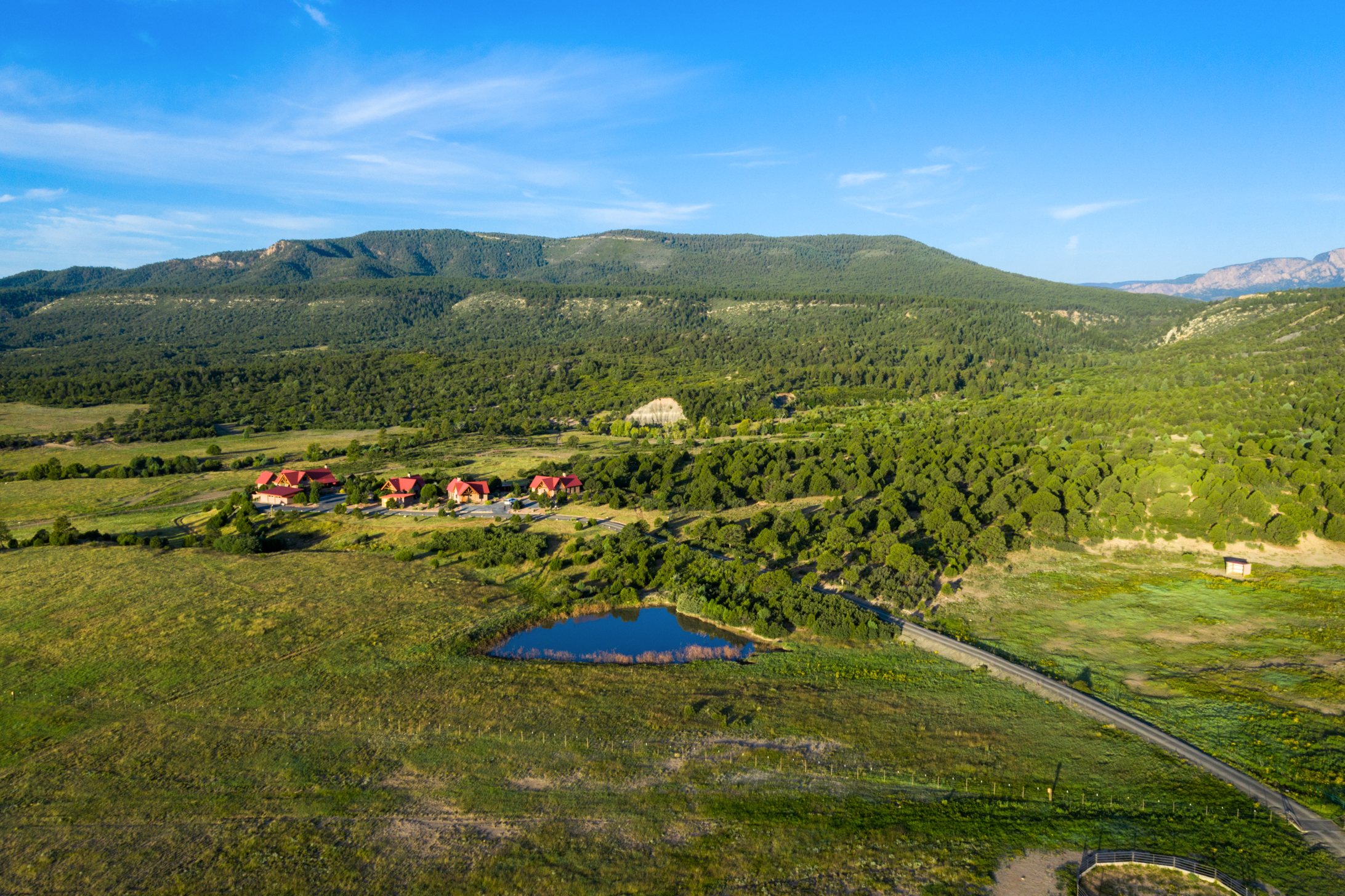 houses on a ranch