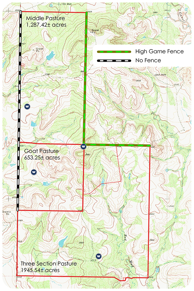 Diamond Ranch Map - Pstures